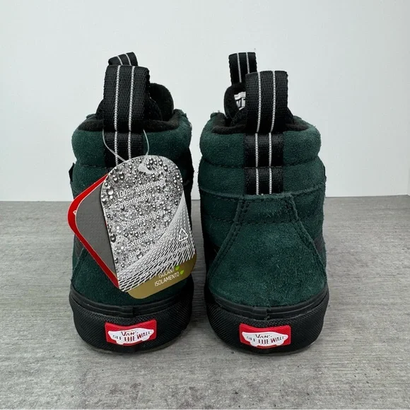 Vans Sk8-Hi MTE Waterproof Insulated Boots -Scarab Green- Men's 8/Women's 9.5